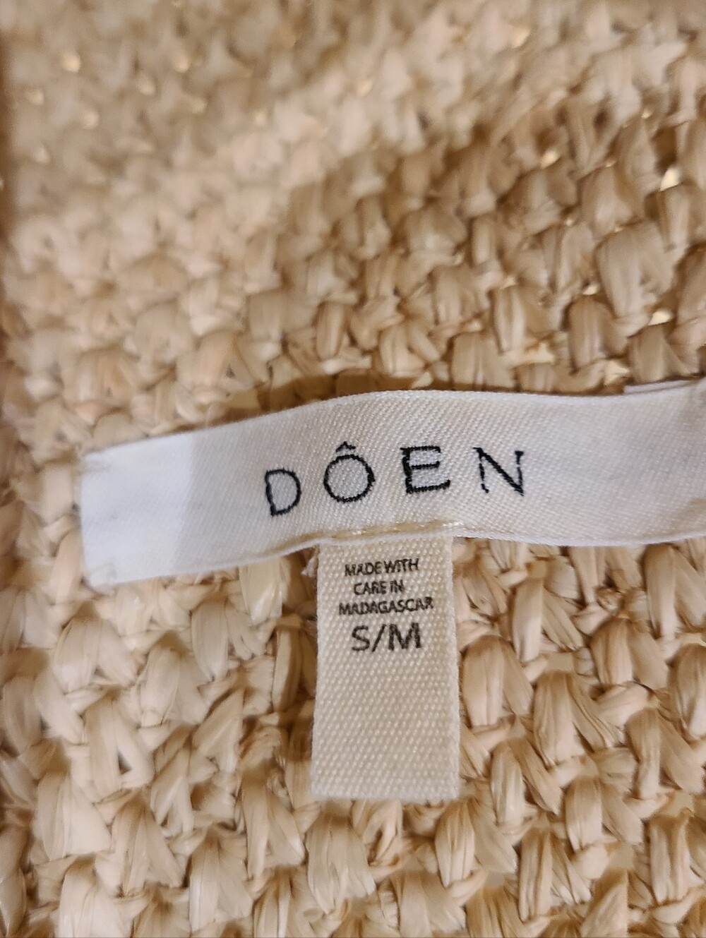 Doen Raffia Sun Hat - Picture 4 of 4